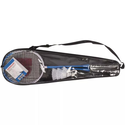 DONNAY 6-IN-1 BLUE BADMINTON SET IN CASE