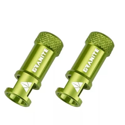 GRANITE valve caps FV JUICY green