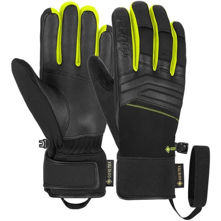 Reusch Jupiter GORE-TEX pirštinės, dydis 8.5, juodos ir geltonos
