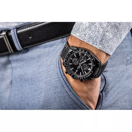 Men's Watch Giewont Chronograph Sapphire Black GW8720-B1