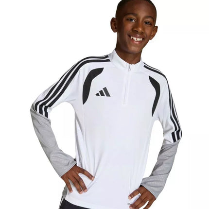 adidas Tiro 26 Competition Training Top for kids, white and gray KA7577