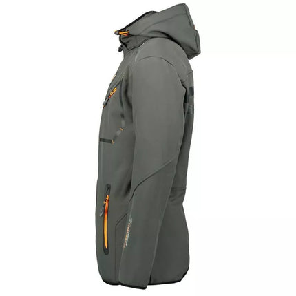 Geographical Norway Softshell striukė Royaute DB 068 M WY8027H/GN/Tamsiai pilka / Oranžinė