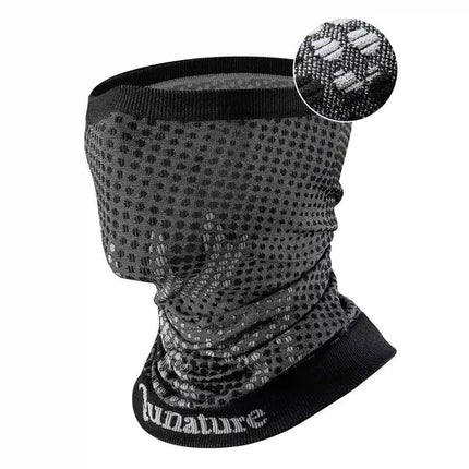Qunature 11230014002 slidinėjimo šalikas, sportinė bandana, universalus dydis - juoda