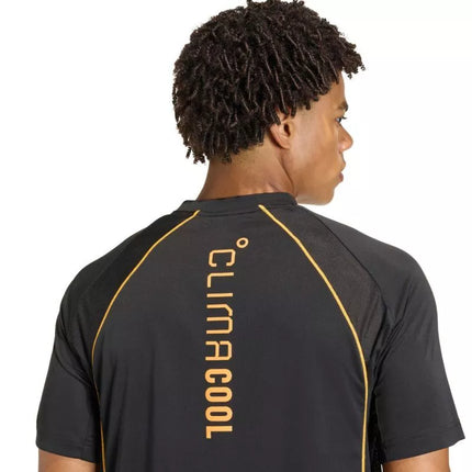 Vyriški adidas Tech Apparel Climacool marškinėliai, juodi, KF3379