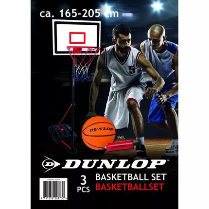DUNLOP ADJUSTABLE BASKETBALL SET 1.65-2.05M 3IN1
