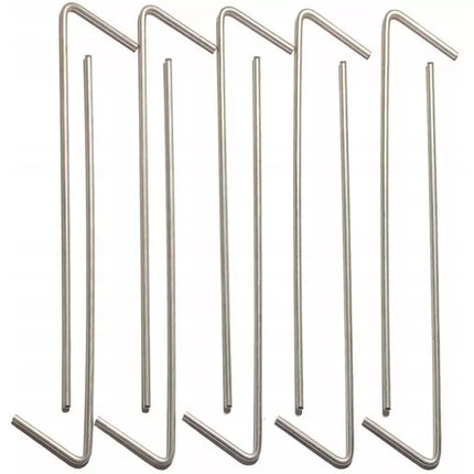 Palapinės kuoliukai 18cm (15+3cm) Metalo, 10 vnt. rinkinys