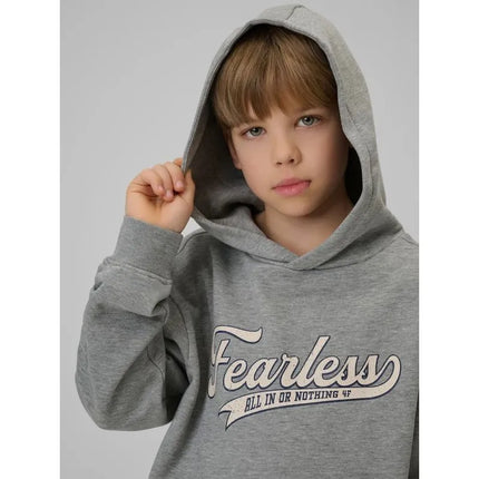 Boy's loose hooded sweatshirt 4F 4FJRSS26TSWSM2636-27M