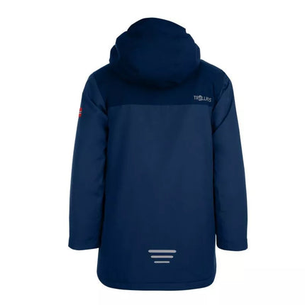 Trollkids Kids Gudvangen Jacket waterproof insulated jacket for children navy blue (354-142)