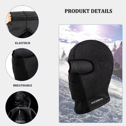 Rockbros insulated balaclava/mask black