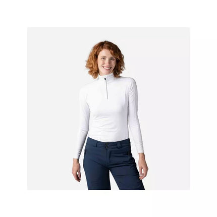 Rossignol W Classique 1/2 Zip Sweatshirt White
