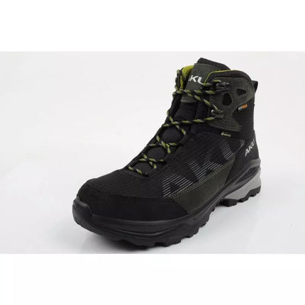 Vyriški trekingo sportiniai batai Adapta Gore-Tex odiniai juodi Aku
