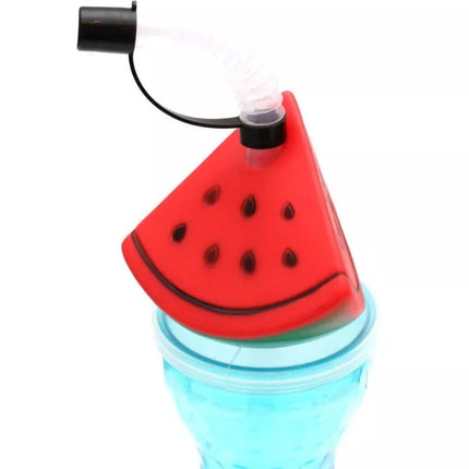 EXCELLENT HOUSEWARE 500ML BLUE SPORTS BOTTLE WITH STRAW