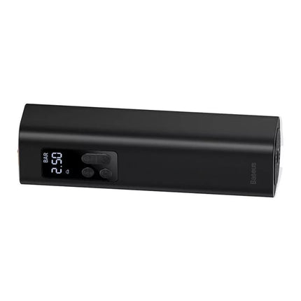 Baseus CRCQ000001 Mini Tire Compressor for Cigarette Lighter Socket - Black