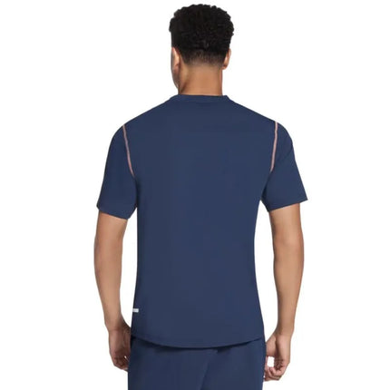 Skechers Go Dri All Day marškinėliai TS315-NVY tamsiai mėlyni XL
