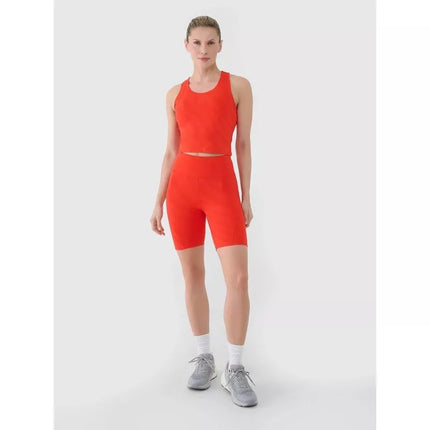 Women's quick-drying training crop top 4F 4FWSS25TFSLF413-62S