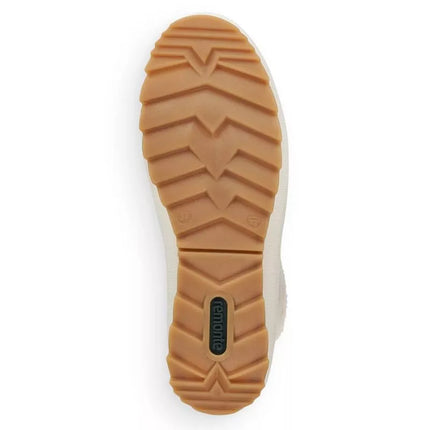 Remonte W RKR629 balti odiniai aulinukai su vilnos pamušalu, neperšlampami