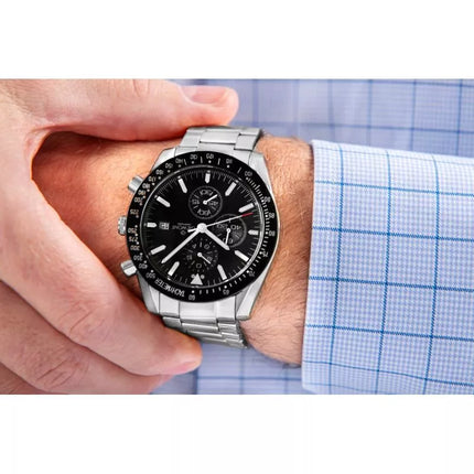 Vyriškas laikrodis Giewont Chronograph Safyrinis Sidabrinis Juodas GW8720-B2