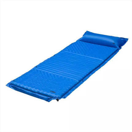 NILS CAMP NC4001 savaime prisipučiamas čiužinys su pagalve, mėlynas - 3,8 cm