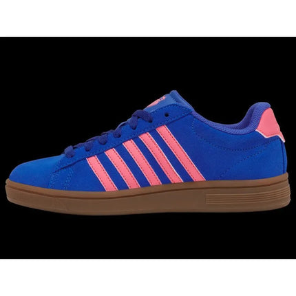 K-swiss COURT TIEBRK II SDE DAZZLING BLUE/PINK LEMONADE/GUM-M sportbačiai (99492-480-M)