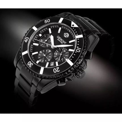 Men's Watch Giewont Chronograph Sapphire Black GW3970-B4
