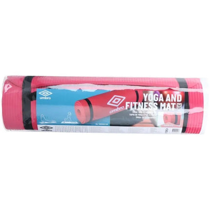 Treniruočių kilimėlis NBR neslystantis 190x58x1cm rožinis UMBRO
