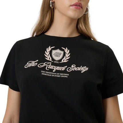 Women's T-shirt 4F F2738 deep black 4FWSS26TTSHF2738 20S