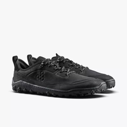 Vivobarefoot TRACKER LEATHER AT LOW II VYRIŠKI (OBSIDIAN) (309623-02)