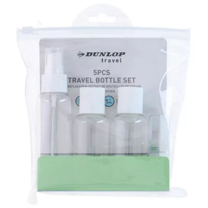 DUNLOP TRAVEL BOTTLES FOR AIRPLANE 5 PCS