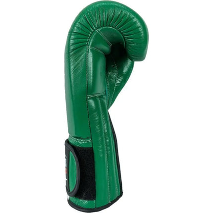 RBT-GREENSTRIKE Leather Boxing Gloves 12 oz Green