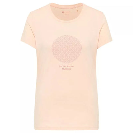 Mustang Alexia C Marškinėliai su spaudiniu ant krūtinės W 1013383 7262