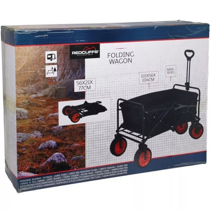 LARGE FOLDABLE TRAVEL AND BEACH STROLLER WITH HANDLE REDCLIFFS