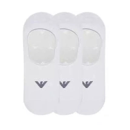 Emporio Armani Calza micro socks cotton white 3-pack