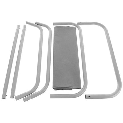 FOLDABLE GARDEN AND BEACH CHAIR AND BAG GREY ENERO CAMP