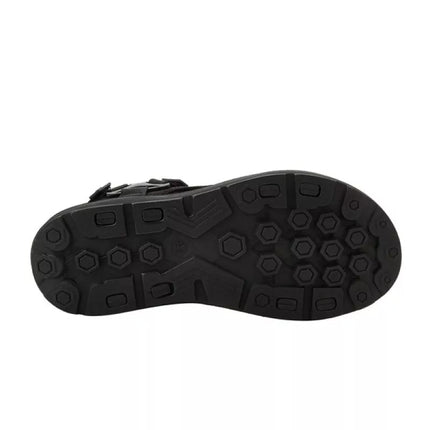 Lee Cooper men's shoes with velcro straps for summer, lightweight black