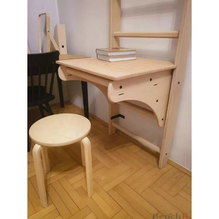 WOODEN PULL-UP LADDER WITH DESK BENCHK 112