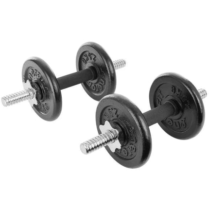 CAST IRON DUMBBELL 19 KG (2x9.5 KG) ENERO FIT CASE