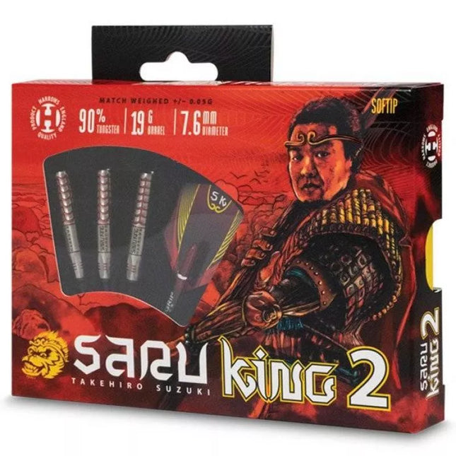 Harrows Saru King 2 Darts 90% Softip HS-TNK-000013352