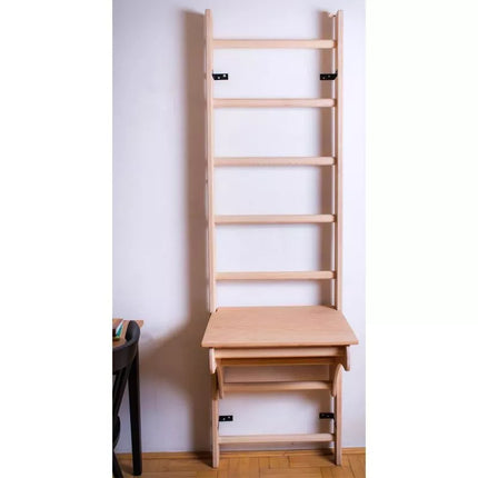 A DESK COVER FOR A WOODEN LADDER FOR A PULL-UP BAR BENCHK BT204