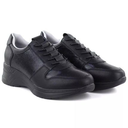 Women's sports shoes classic black M.Daszyński MR24129