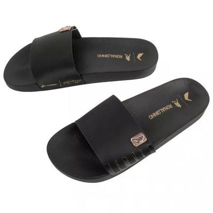 Vyriškos sportinės šlepetės Rider R10 Slide, patogios, juodos