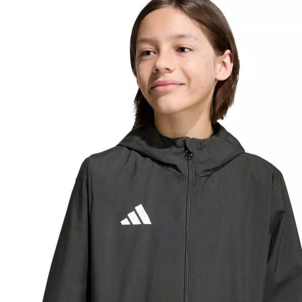 adidas Entrada 26 All Weather Kids Jacket Black JZ9104