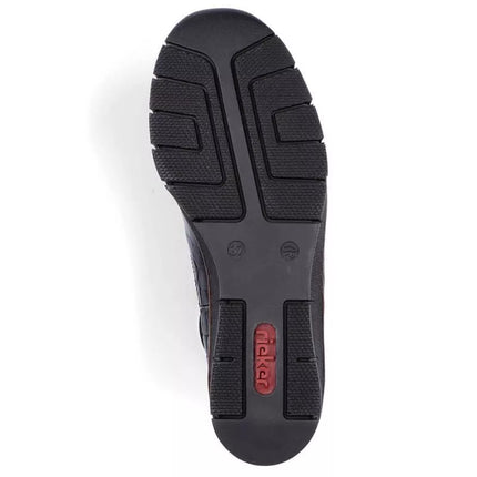 Rieker W R474 gyvatės odos aulinukai juodi