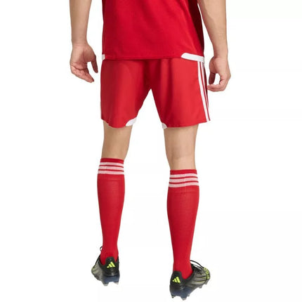 Vyriški adidas Tiro 26 varžybiniai šortai, raudoni ir balti, KA6179