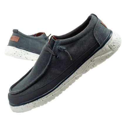 Wrangler men's shoes moccasins Makena Stone blue fashionable navy blue