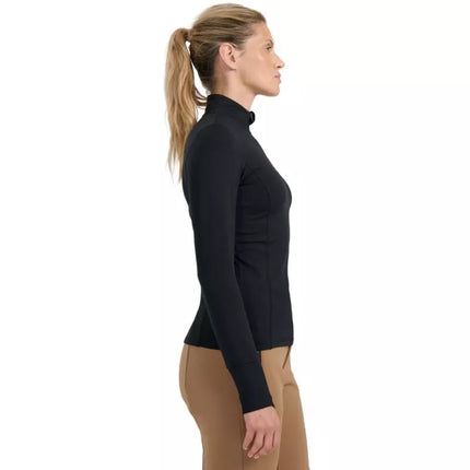 Women's thermal sweatshirt 4F F098 deep black 4FWAW25UBRUF098 20S