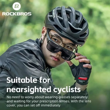 Rockbros SP304 Poliarizuoti Dviračių akiniai - Juodi