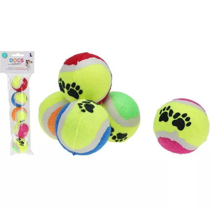 TENNIS BALL FOR DOGS 5 PCS
