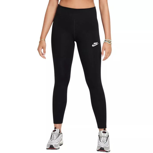 Nike Sportswear Classic vaikiškos tamprės, juodos FZ5583 010