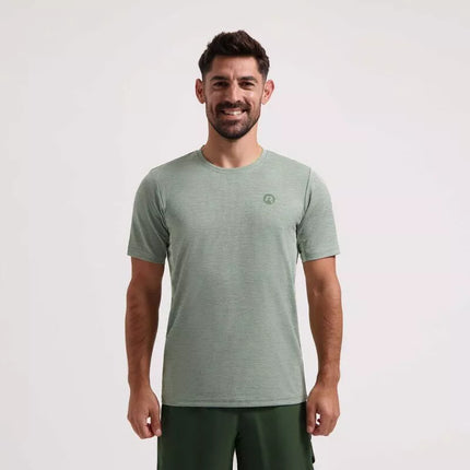 Rogelli ACE Bėgimo marškinėliai Žali 2XL