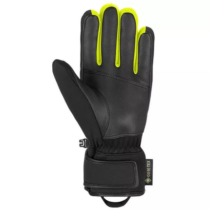 Reusch Jupiter GORE-TEX pirštinės, dydis 8.5, juodos ir geltonos